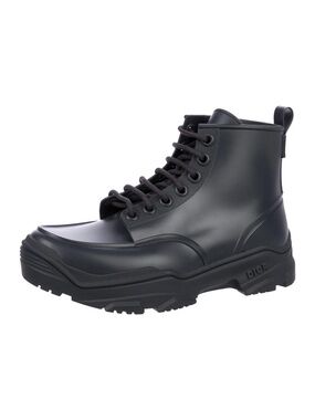 Dior x Daniel Arsham High-Top Navy Rubber Boots